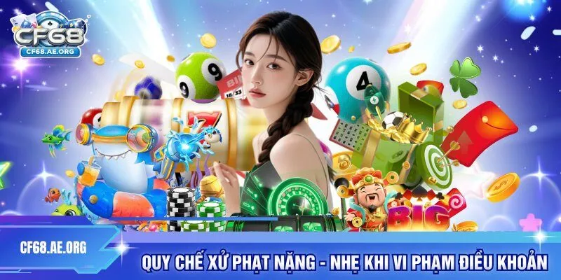 Quy chế xử phạt nặng - nhẹ khi vi phạm điều khoản